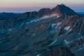 Gentle Sunrise on Snowmass Mountain. From K2, Capitol Peak, Colorado, 2016